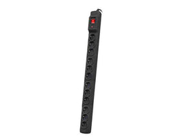 Armac Multi M12 | Power strip | surge protector, 12 sockets, 5m cable, black