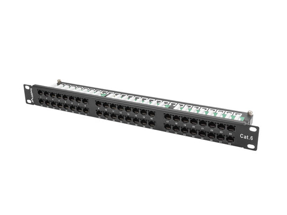 Lanberg PPU6-1048-B - patch-panel - 1U