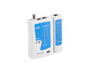 Testeur de câble réseau Lanberg NT-0401, testeur de câble UTP/STP, bleu, blanc