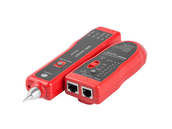 Lanberg NT-0501 network cable tester Black, Red