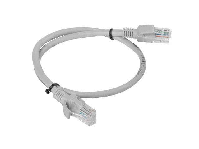Cordon de brassage cat.6 05 m utp gris - clicktofournisseur.com