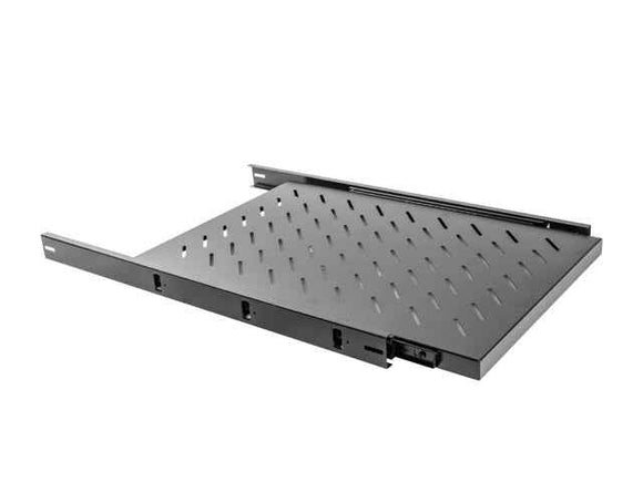 Lanberg 19" Sliding Shelf 1U/465x750mm | AK-1011-B | Black