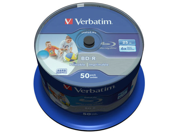 Verbatim 43812 blank Blu-Ray disc BD-R 25 GB 50 pc(s)