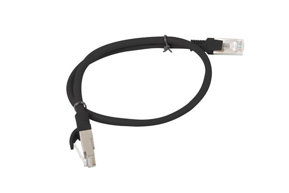 Lanberg Patchcord CAT.5E UTP | PCU5-10CC-0050-BK | 0.5 m