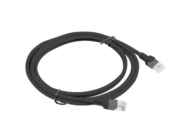 Cordon de raccordement cat.5e 2,0 m UTP noir
