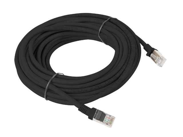 Lanberg Patchcord UTP Cat.5e 10m Black PCU5-10CC-1000-BK