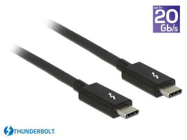 Delock Thunderbolt Cable | USB-C - USB-C | 3.1 Gen 1 | 1m | Black