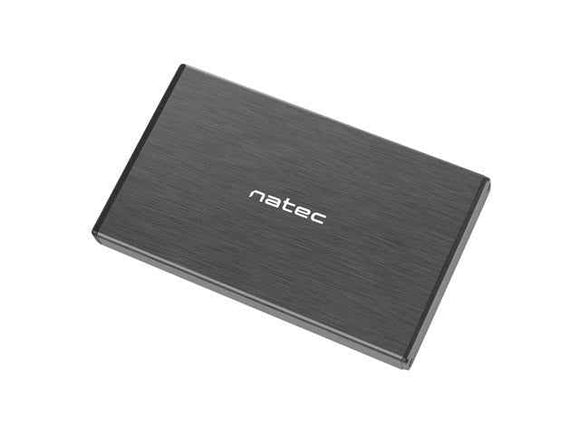 NATEC RHINO GO enclosure USB 3.0 for 2.5'' SATA HDD/SSD, black Aluminum