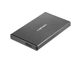 NATEC RHINO GO enclosure USB 3.0 for 2.5'' SATA HDD/SSD, black Aluminum