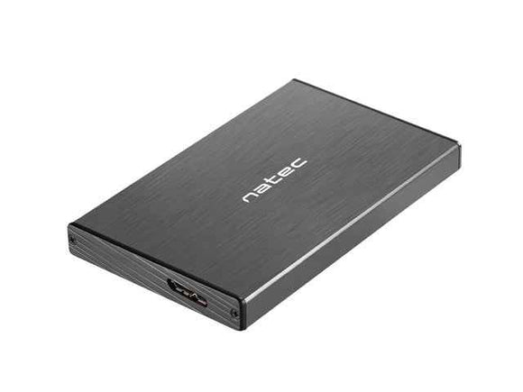NATEC RHINO GO enclosure USB 3.0 for 2.5'' SATA HDD/SSD, black Aluminum