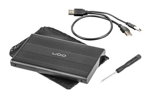 Disque dur externe SATA 2,5'' USB 2.0 en aluminium