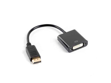 Lanberg AD-0007-BK video cable adapter 0.1 m DisplayPort DVI-D Black