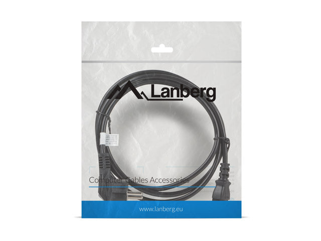 Lanberg CA-C13C-11CC-0018-BK power cable Black 1.8 m C13 coupler CEE7/7