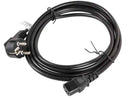 Lanberg CA-C13C-11CC-0030-BK power cable Black 3 m C13 coupler CEE7/7