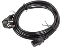 Lanberg CA-C13C-11CC-0030-BK power cable Black 3 m C13 coupler CEE7/7