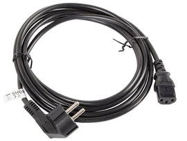 Lanberg CA-C13C-11CC-0030-BK power cable Black 3 m C13 coupler CEE7/7