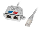 Lanberg adapter lan rj45/2x rj45 ftp splitter ad-0026-s-1