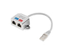 Lanberg adapter lan rj45/2x rj45 ftp splitter ad-0026-s-2