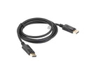 Lanberg | DisplayPort M/M Cable 19 PIN V1.2, 1.8 m | CA-DPDP-10CC-0018-BK