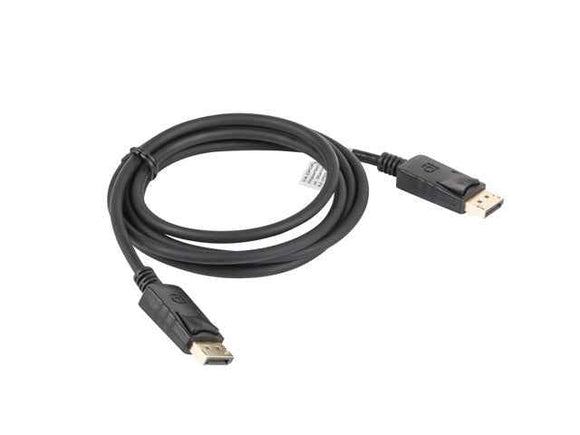 Lanberg | DisplayPort M/M Cable 19 PIN V1.2, 1.8 m | CA-DPDP-10CC-0018-BK