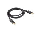 Lanberg CA-DPDP-10CC-0018-BK DisplayPort cable 1.8 m Black