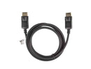 Lanberg | DisplayPort M/M Cable 19 PIN V1.2, 1.8 m | CA-DPDP-10CC-0018-BK