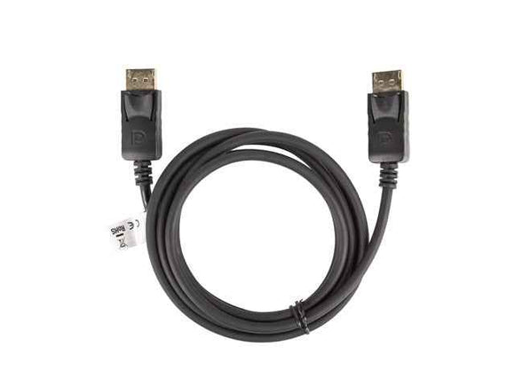 Lanberg | DisplayPort M/M Cable 19 PIN V1.2, 1.8 m | CA-DPDP-10CC-0018-BK