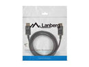 Lanberg | DisplayPort M/M Cable 19 PIN V1.2, 1.8 m | CA-DPDP-10CC-0018-BK