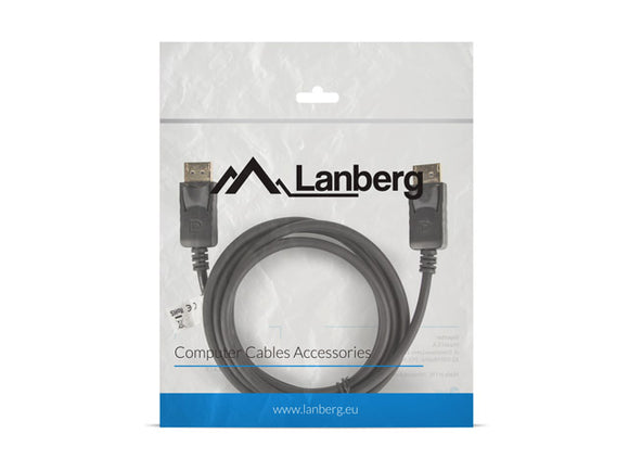 Lanberg CA-DPDP-10CC-0018-BK DisplayPort cable 1.8 m Black