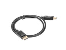 Lanberg DisplayPort Cable 19 Pin V1.2 4K, 1M | CA-DPDP-10CC-0010-BK | DisplayPort to DisplayPort-3