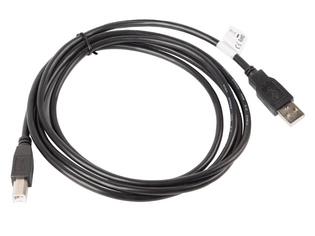 Câble USB Lanberg CA-USBA-10CC-0018-BK USB 2.0 1,8 m USB B Noir