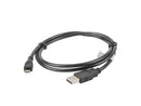 Lanberg CA-USBM-10CC-0010-BK USB cable USB 2.0 1 m Micro-USB B USB A Black