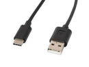Lanberg CA-USBO-10CC-0018-BK USB cable USB 2.0 1.8 m USB A USB C Black