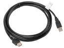 Lanberg USB-A 2.0 Cable, 3 m | CA-USBE-10CC-0030-BK | USB Type-A to USB Type-A-2