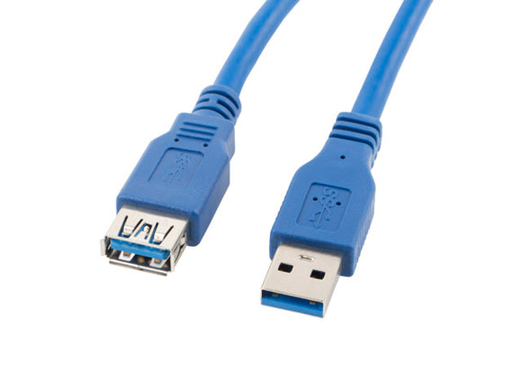 Câble d'extension usb 3.0 am-af bleu 3 m