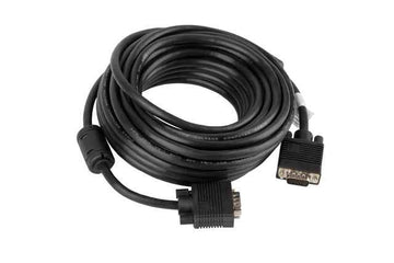 Lanberg CA-VGAC-10CC-0100-B VGA cable 10 m VGA (D-Sub) Black