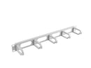 Lanberg 19" cable management panel 5 rings - type B 1U | AK-1205-S | Grey