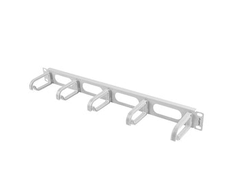 LANBERG CABLE ORGANISER 19" (1U, TYPE B, Gray) AK-1205-S