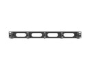 Lanberg 19" cable management panel 5 rings - type B 1U | AK-1205-B | Black-3