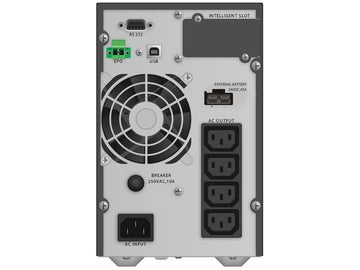 PowerWalker VFI 1000 TGB Double conversion (en ligne) 1 kVA 900 W 4 prise(s) CA