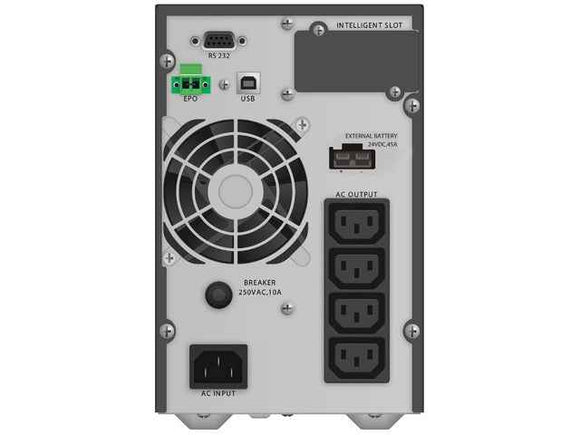 PowerWalker VFI 1000 TGB Double conversion (en ligne) 1 kVA 900 W 4 prise(s) CA