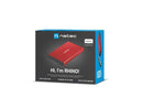 Kieszeń zewnętrzna HDD/SSD Sata Rhino Go 2,5 USB 3.0 czerwona
