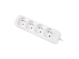 Prelungitor Lanberg 1.5m, 4 prize alb