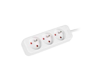 Lanberg Cable Power Strip 3M 3X French Outlets Quality-Grade Copper | PS0-03E-0300-W