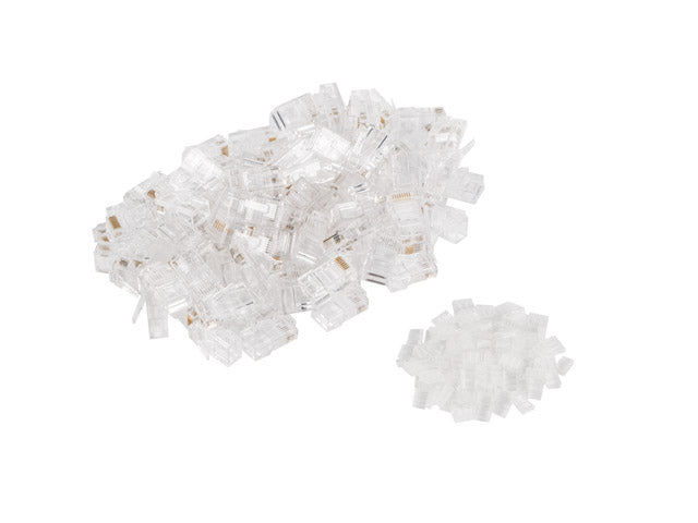 Connecteur de fil lanberg plu-6000 rj-45 transparent