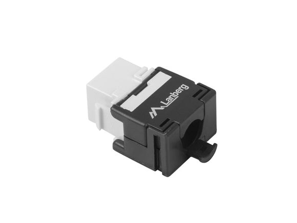 Module Keystone prise sans outil RJ45 - LSA UTP cat.6a 180 degrés pour boîtier de montage