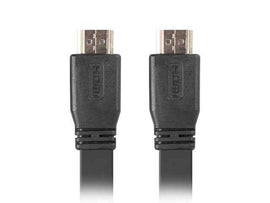 Kabel HDMI-HDMI M/M v2.0 5m czarny płaski