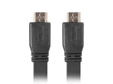 Kabel HDMI-HDMI M/M v2.0 5m czarny płaski