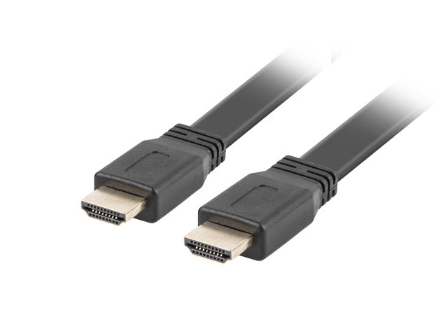 Câble HDMI Lanberg CA-HDMI-21CU-0018-BK 1,8 m HDMI Type A (Standard) Noir