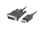 Câble DisplayPort v1.2 DVI-D (24+1) 1,8 m noir CA-DPDV-10CU-0018-BK